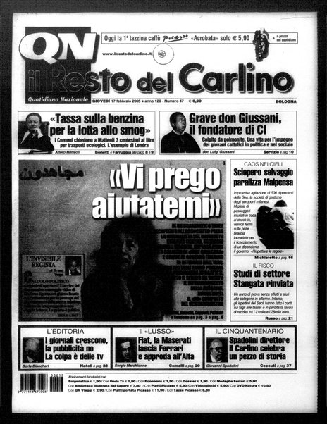 Il Resto del Carlino : giornale dell'Emilia